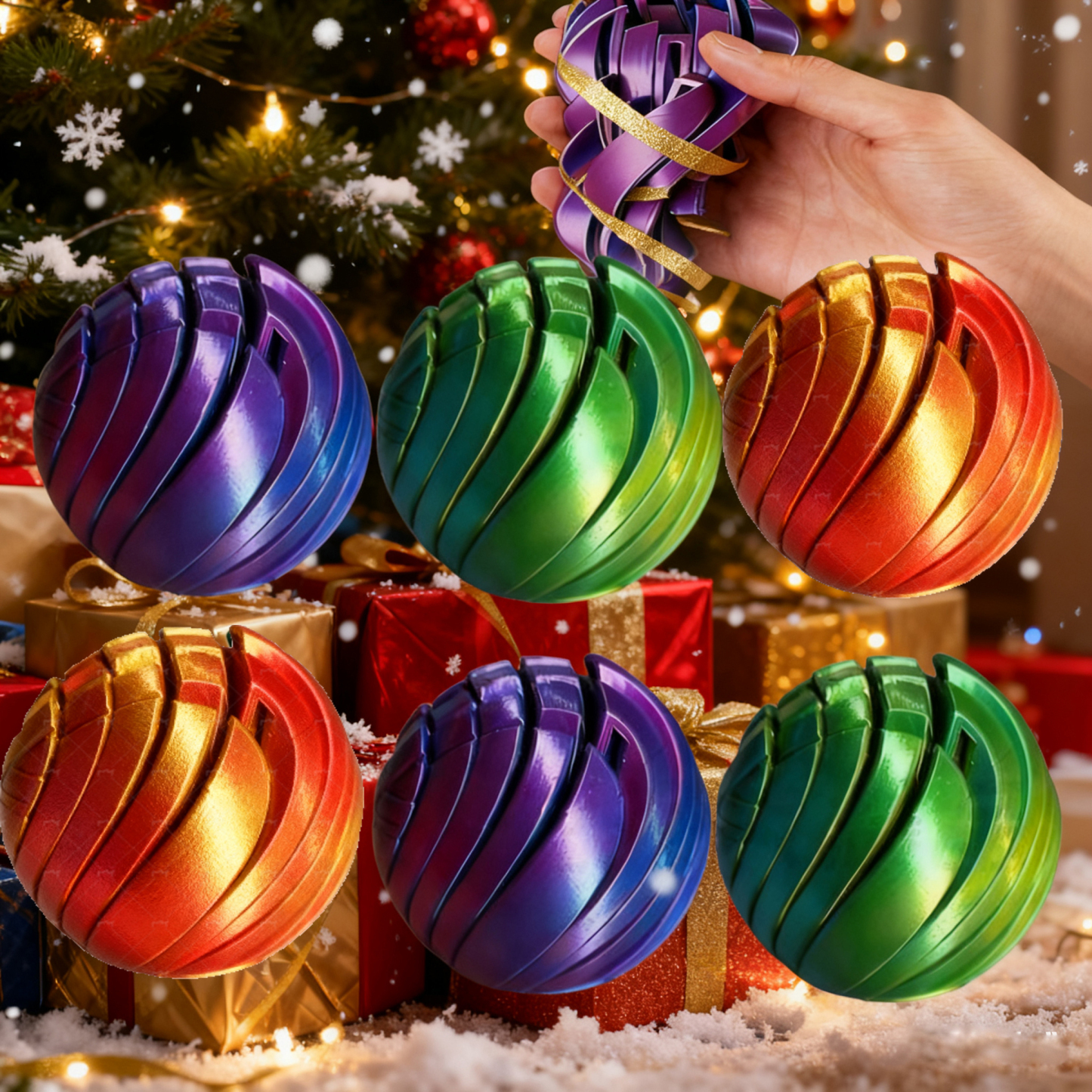 🎁🎄The Best Christmas Gift - Slime Ball Fidget Toy - 3D Printed Deformable Stress Ball