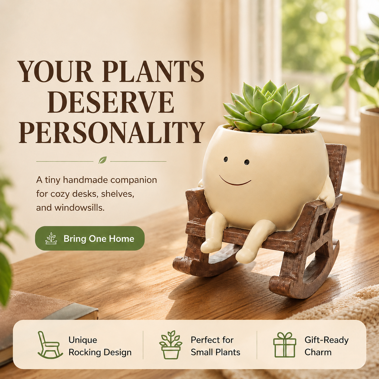 Rocking Plant Pot