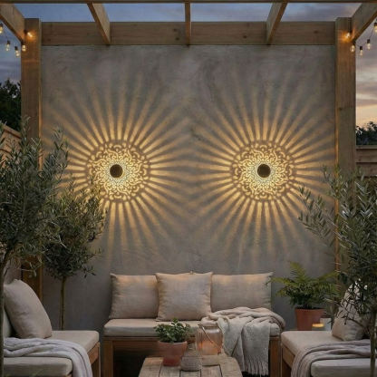 Decorative Solar Mandala Lights