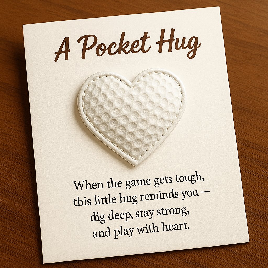 🏐HANDMADE Ball Sports Heart Pocket Hug with Gift Card💕