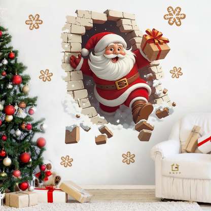 🎁🎄Christmas Sale 49%🎅Fun Santa Claus Magic Wall Stickers