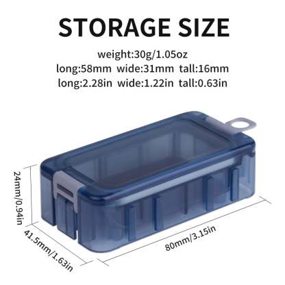 Magnetic fish hook storage cube