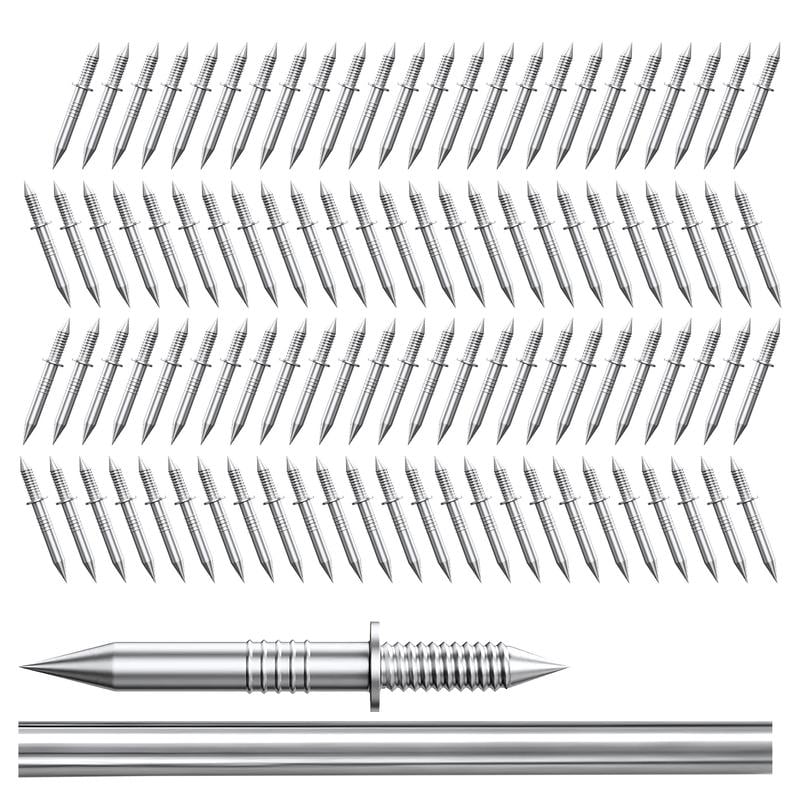 Double-Headed Skirting Thread Seamless Nail Non Marking
