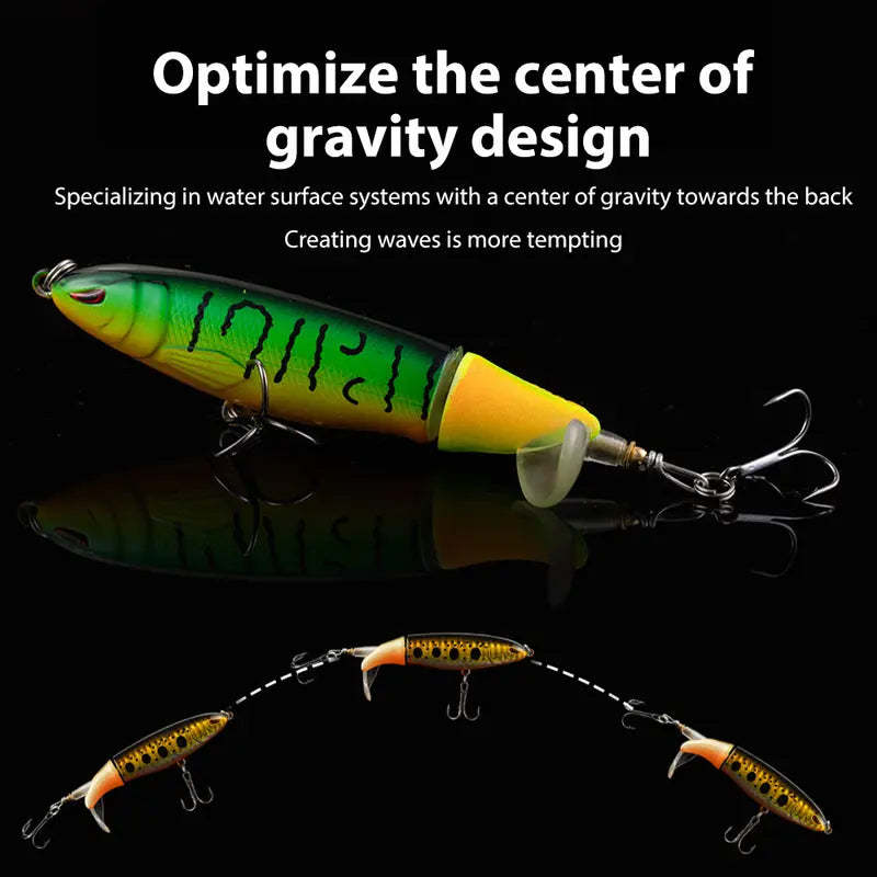 Multi-Jointed 360° Rotating Tail Lure