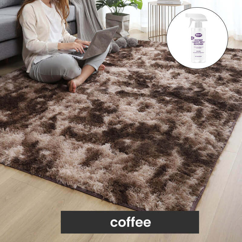 🔥 Gradient Color Plush Floor Mat