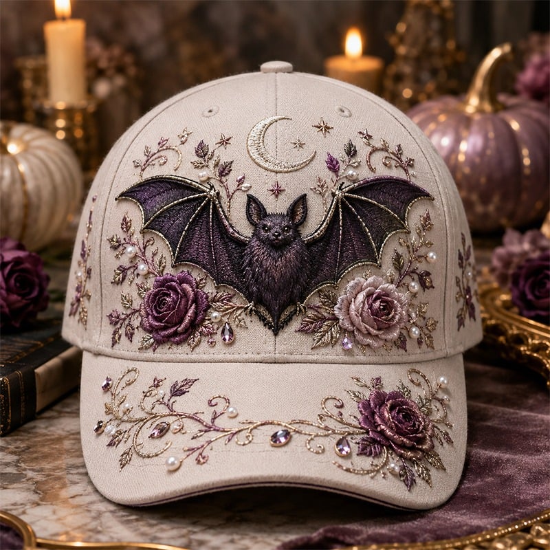 🔥Last Day 50% OFF – 🧙‍♀️✨3D Halloween Embroidery Cap