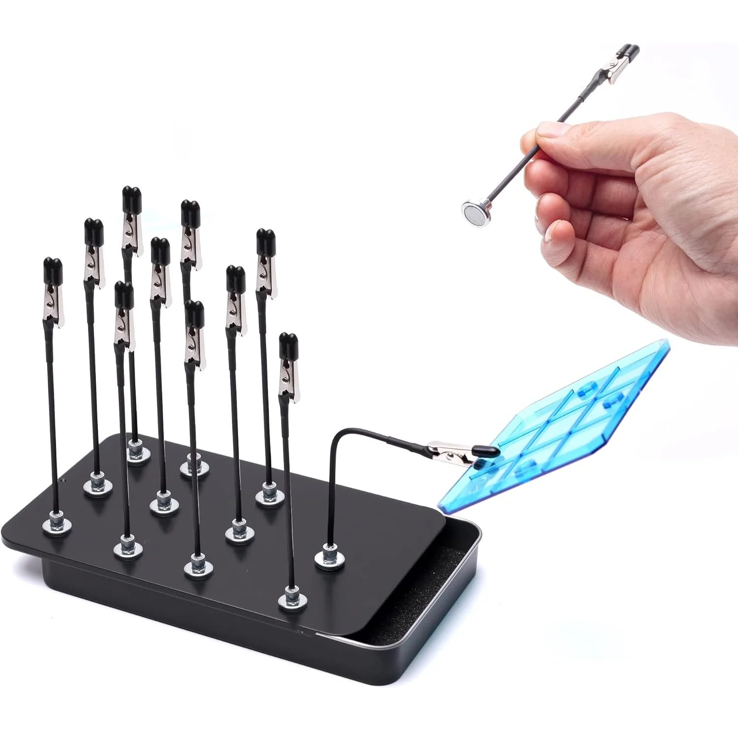 🧲MagStand PRO Magnetic Helping Hands Soldering Tool - Adjustable Alligator Clip Holder