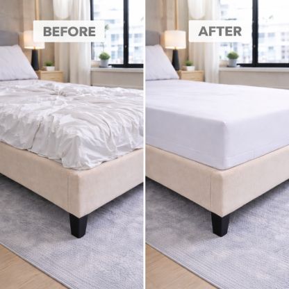 No-Slip Bed Sheet Grips, Fits Any Mattress