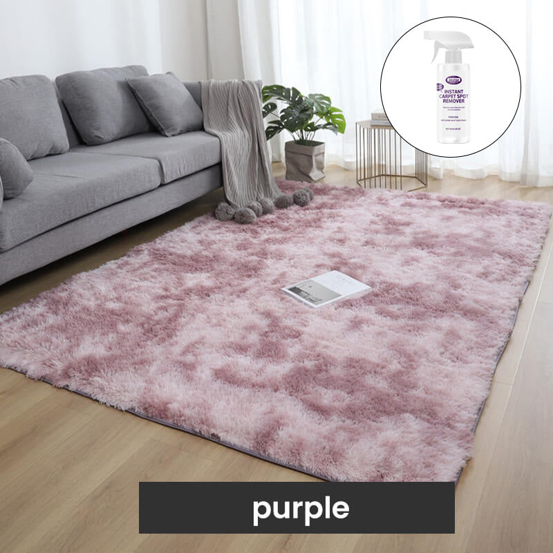 🔥 Gradient Color Plush Floor Mat