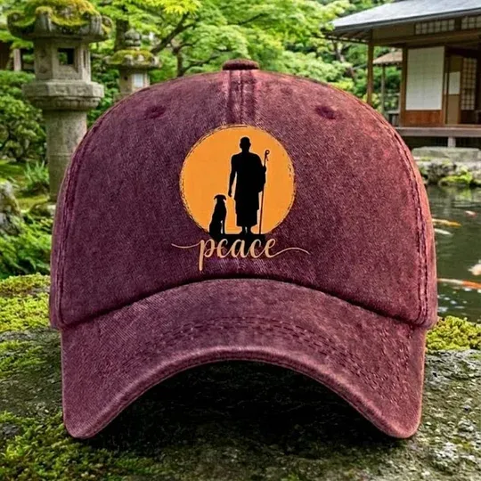 Walk For Peace Print Baseball Cap