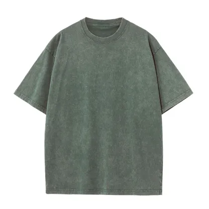4 Pack Oversized Tshirts for Men Gym Vintage Heavyweight T Shirts Cotton Workout Acid Wash Baggy Tees