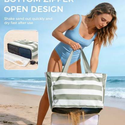 🏖️Your Beach BFF: Waterproof, Sandproof & 40oz Cup Ready.