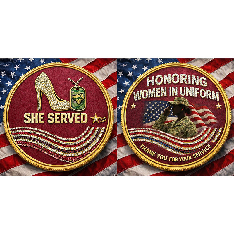 She Served �C Honoring Women in Uniform Commemorative Coin