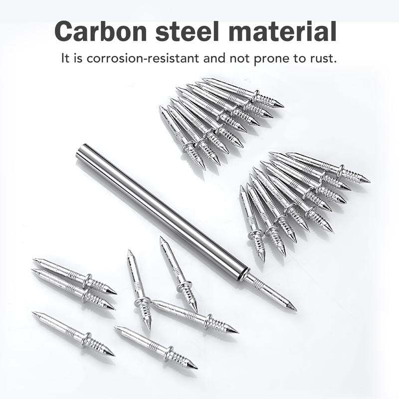 Double-Headed Skirting Thread Seamless Nail Non Marking