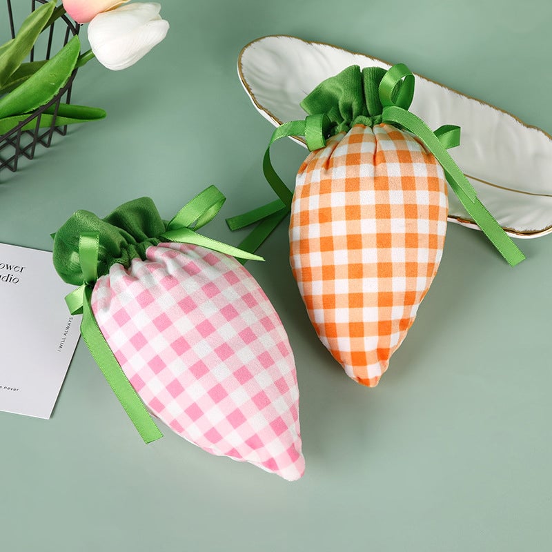 Easter Bunny Carrot Treat Bags – Festive Candy & Gift Party Favor Pouches