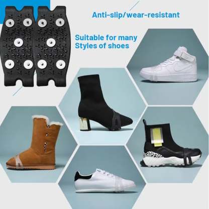 Manganese steel spikes non-slip shoe covers❄️