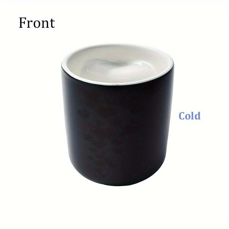 Heart-Shaped Color Changing Ceramic Mug