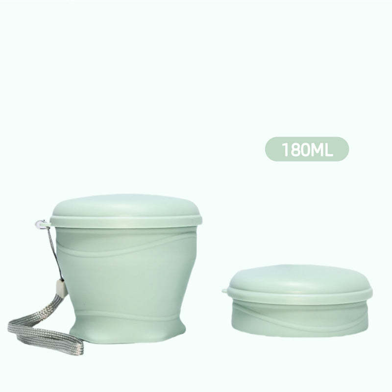 Collapsible Silicone Travel Cup with Lid