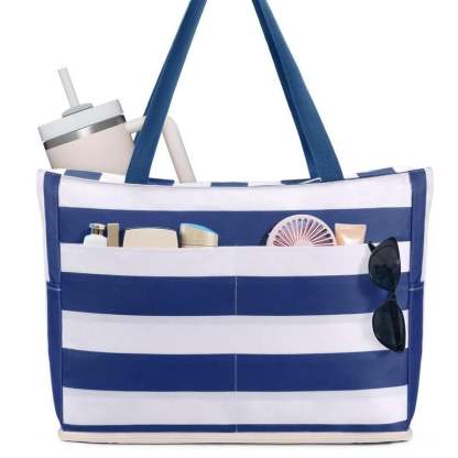 🏖️Your Beach BFF: Waterproof, Sandproof & 40oz Cup Ready.