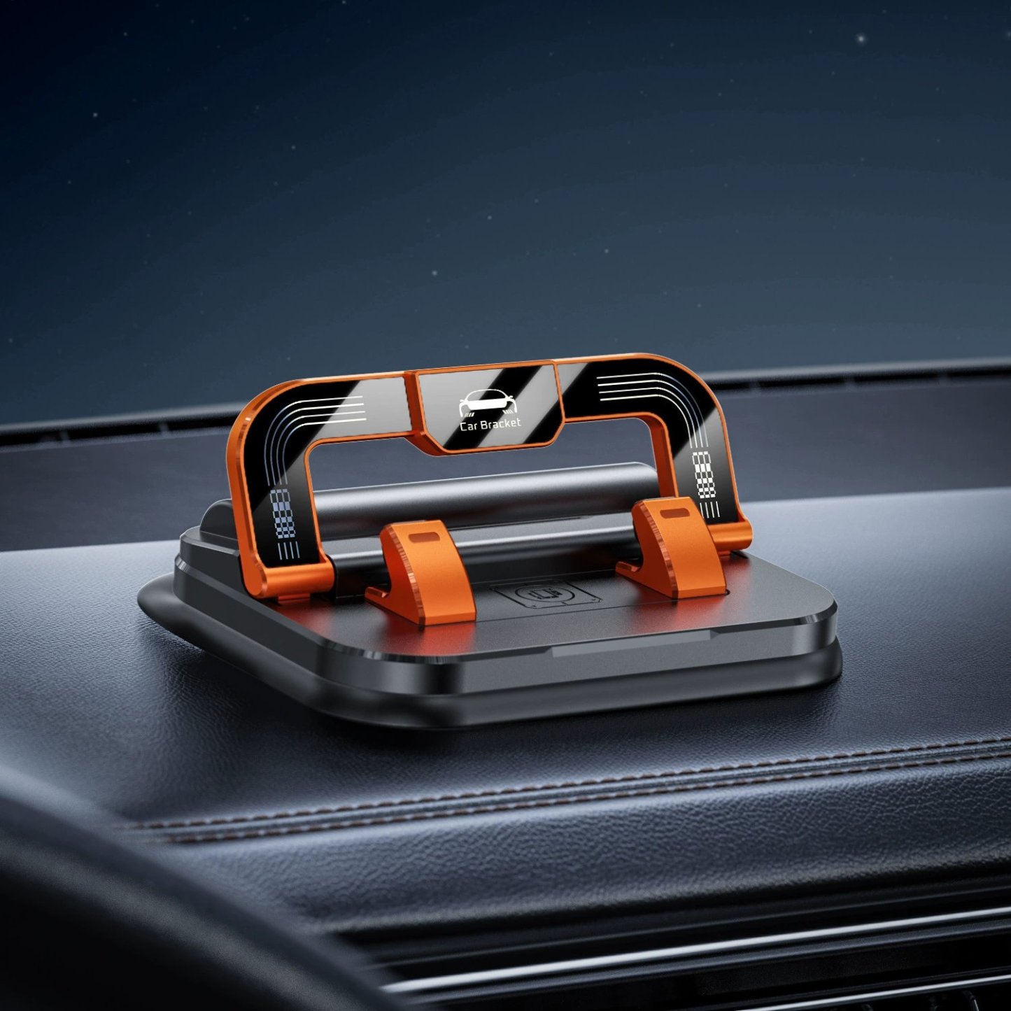 🔥 Car phone holder 360 degree rotation, suitable for car navigation in-car dashboard