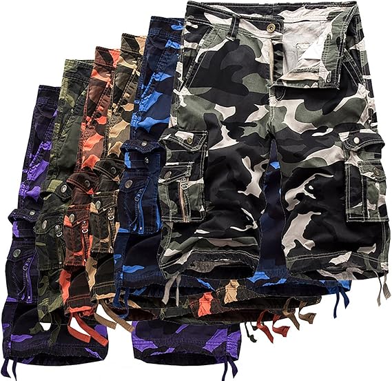 Outdoor Camo Cargo Shorts
