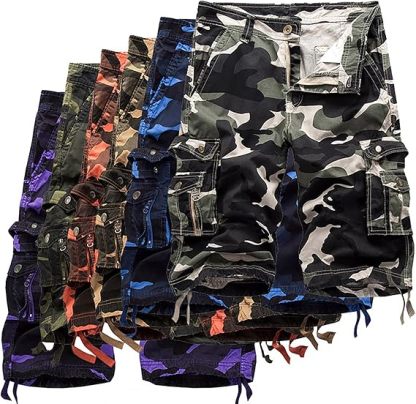 Outdoor Camo Cargo Shorts