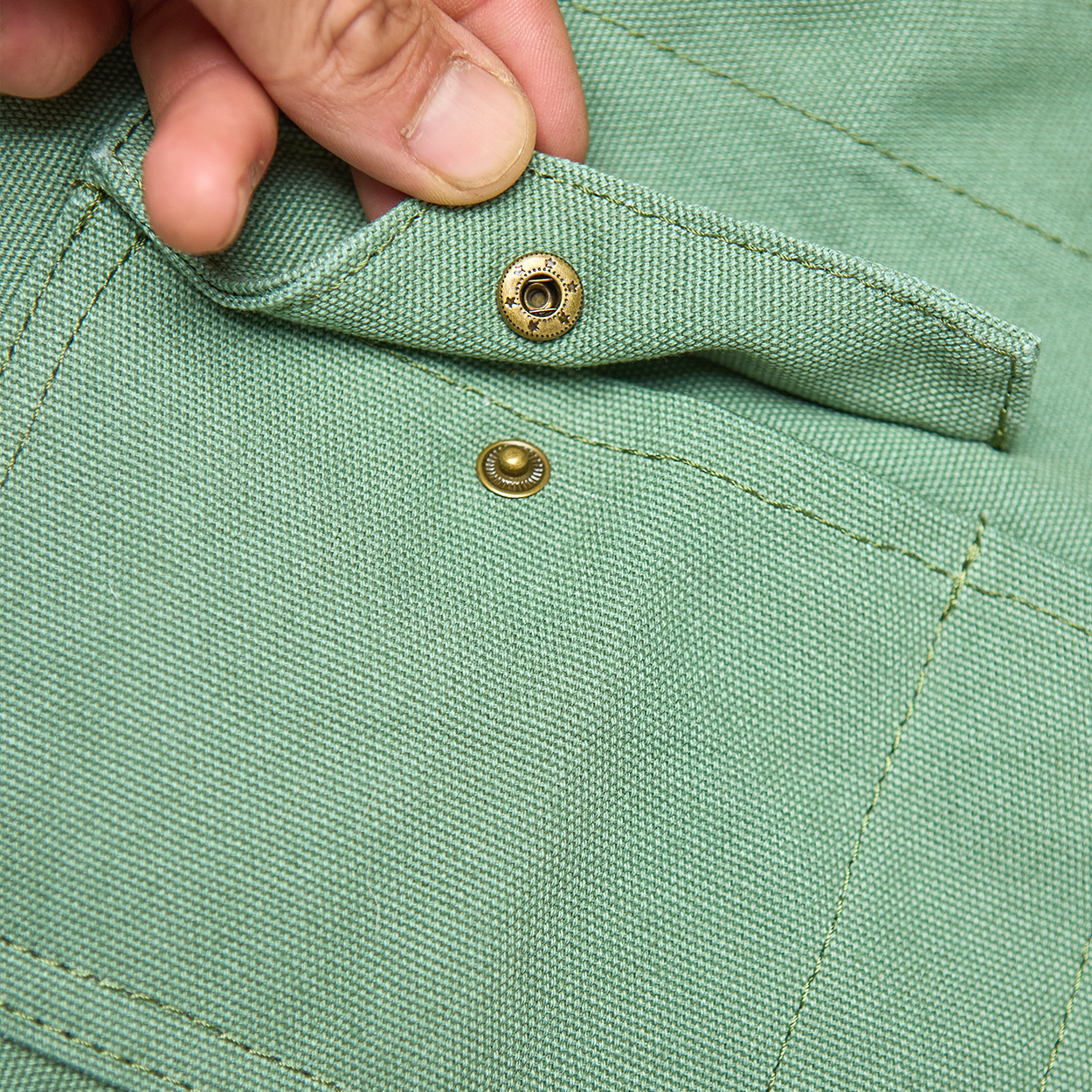 The Canvas Workhorse Apron - Jade