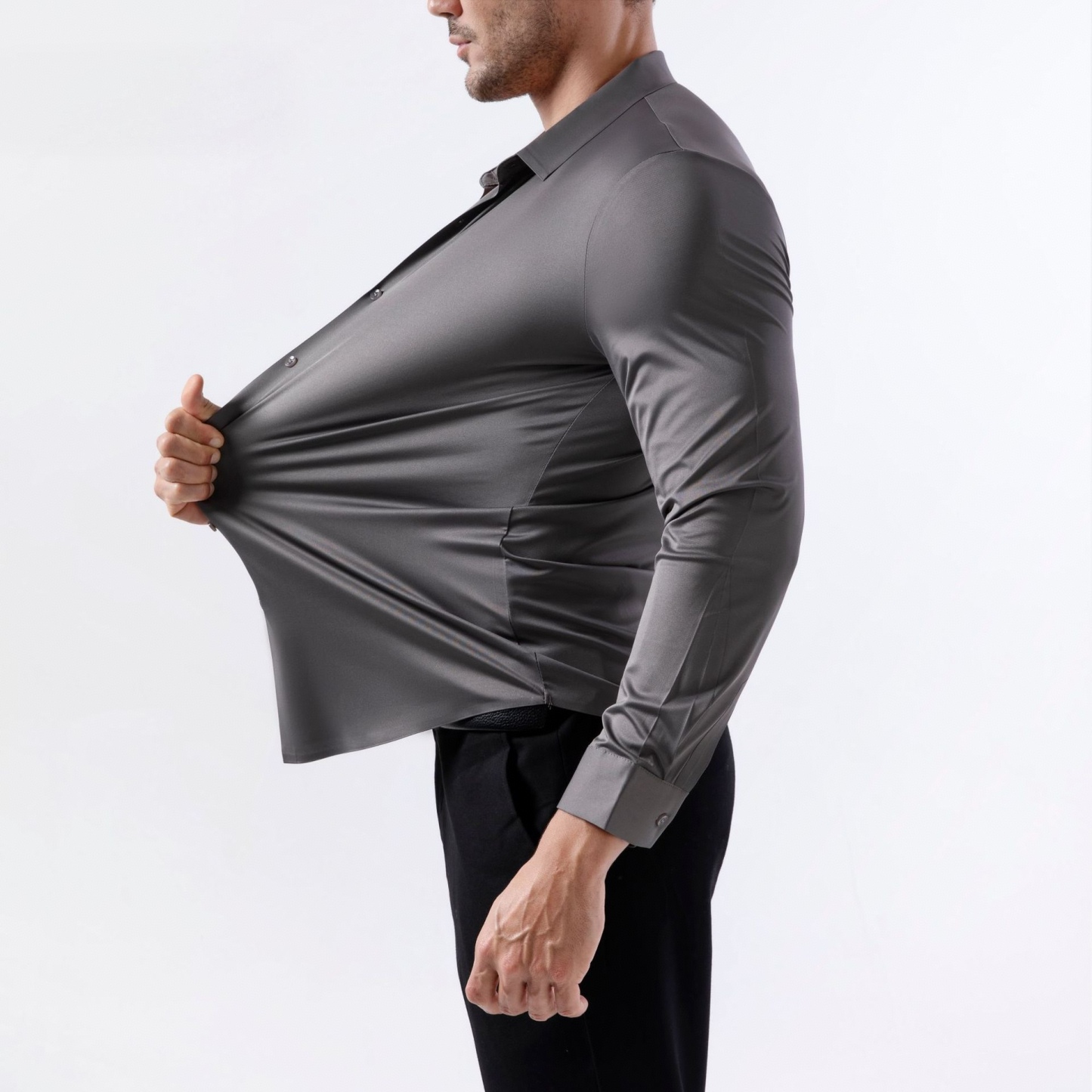 Men’s Premium 4-Way Stretch Non-Iron Dress Shirt