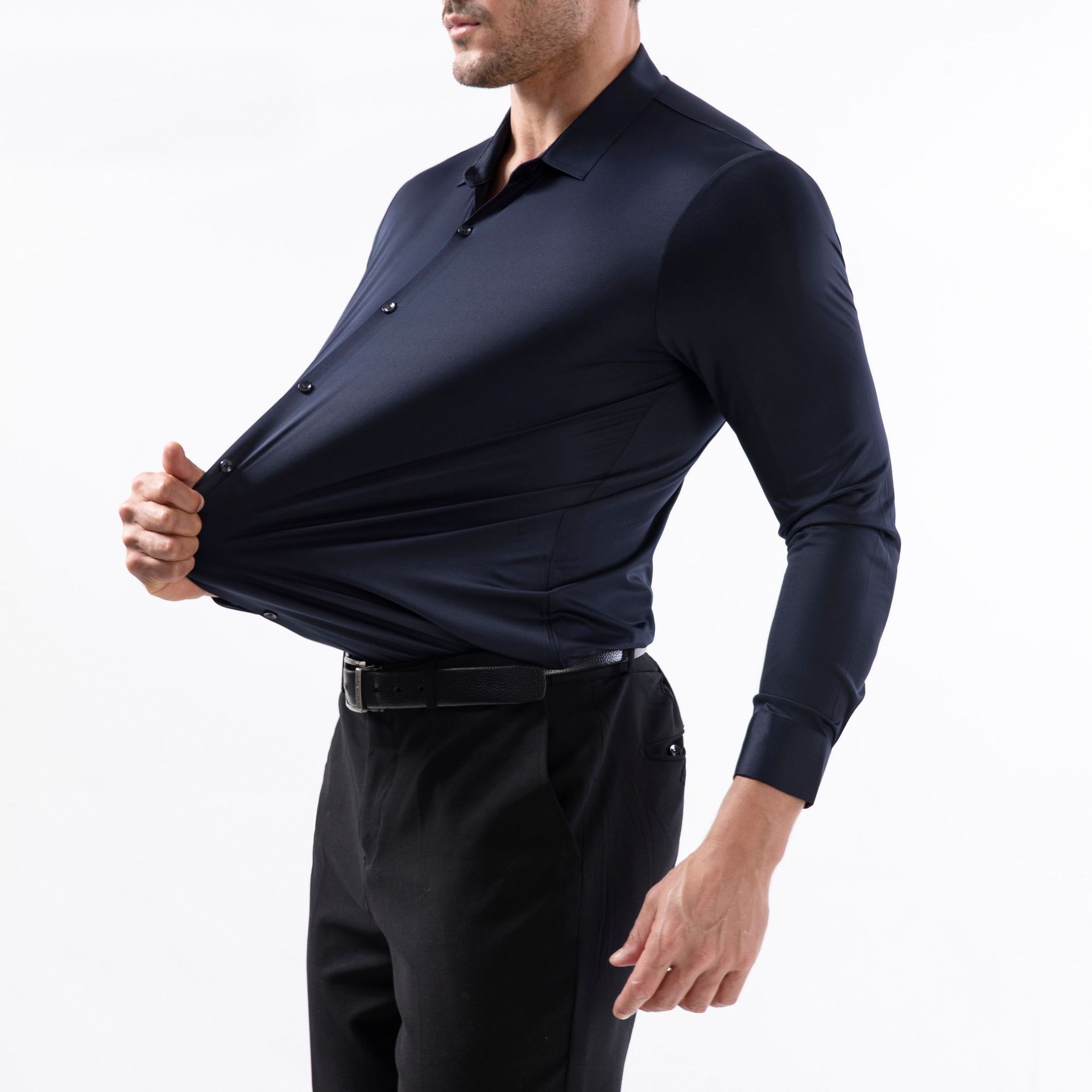 Men’s Premium 4-Way Stretch Non-Iron Dress Shirt