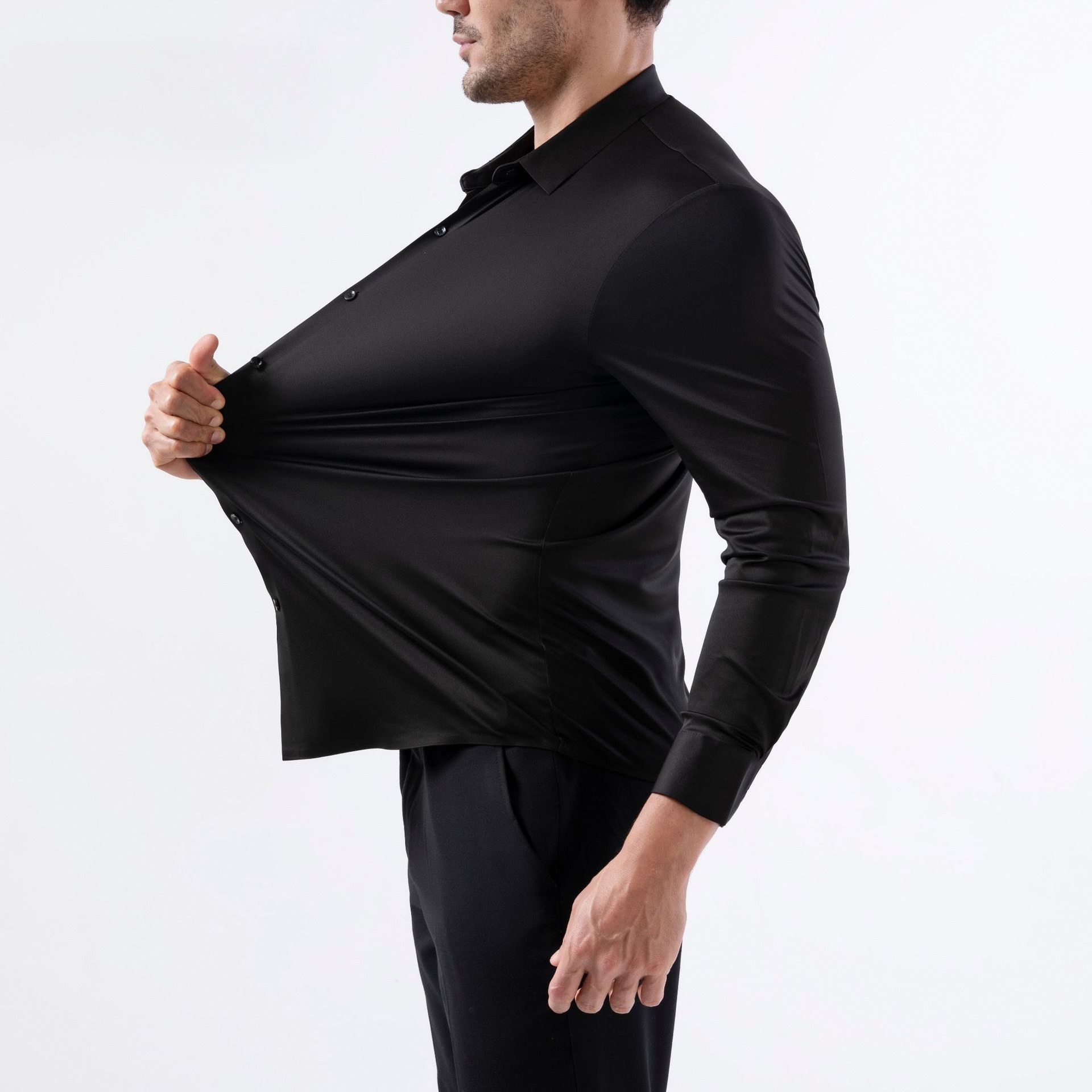 Men’s Premium 4-Way Stretch Non-Iron Dress Shirt