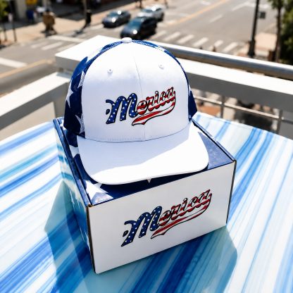 🇺🇸 ’Merica Independence Day Embroidered Mesh Back Trucker Hat