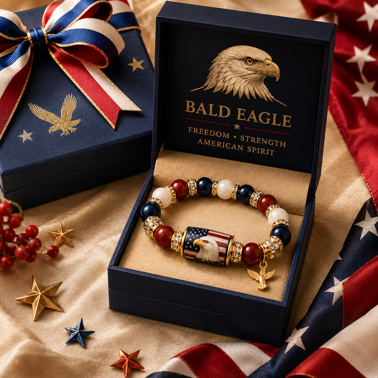 🔥LAST DAY 50% OFF - 🇺🇸 Celebrate Freedom & Honor 💎 | American July 4th Independence Day Limited Edition Collection ✨