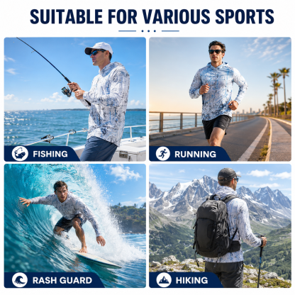 🎁55% OFF Today  Men’s UPF 50+ Outdoor Sun Hoodie