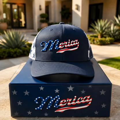 🇺🇸 ’Merica Independence Day Embroidered Mesh Back Trucker Hat