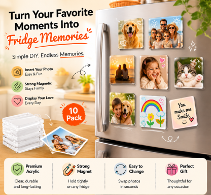 🔥49% OFF TODAY📸 DIY Photo Fridge Magnet Maker Kit
