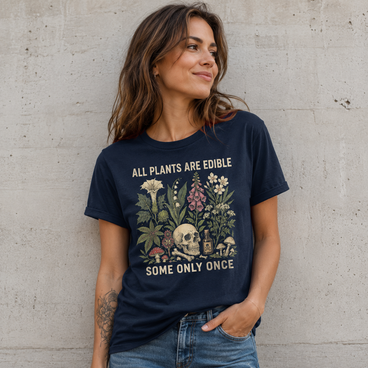 All Plants Are Edible Some Only Once T-shirt