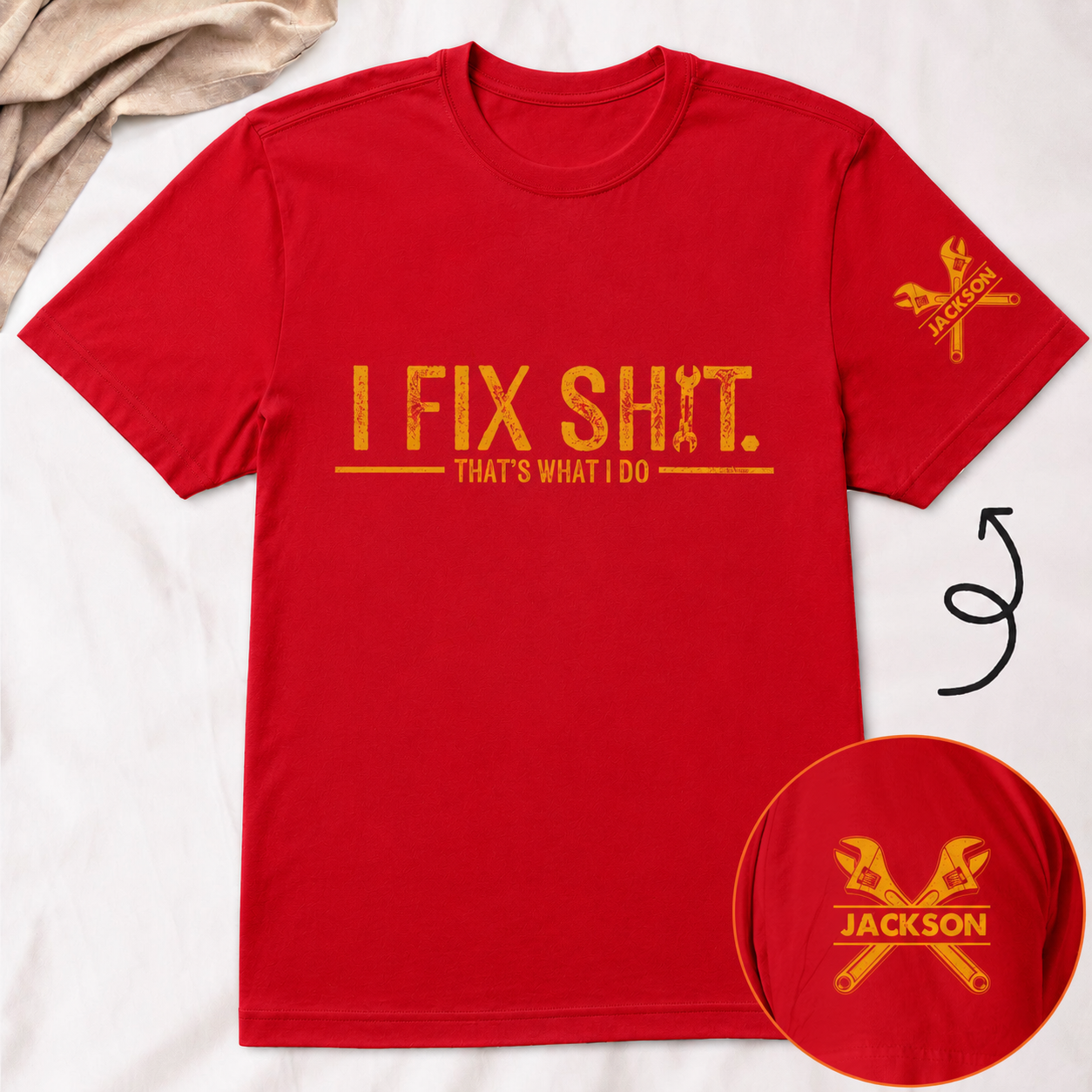 I Fix Sh!T That's What I Do - Funny Gifts For Men, Husband, Dad, Grandpa, Mechanic Handyman - Personalized Shirt