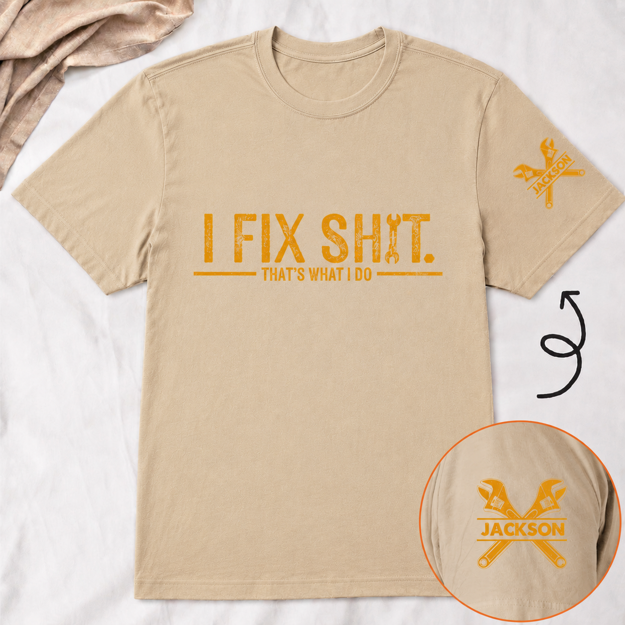 I Fix Sh!T That's What I Do - Funny Gifts For Men, Husband, Dad, Grandpa, Mechanic Handyman - Personalized Shirt