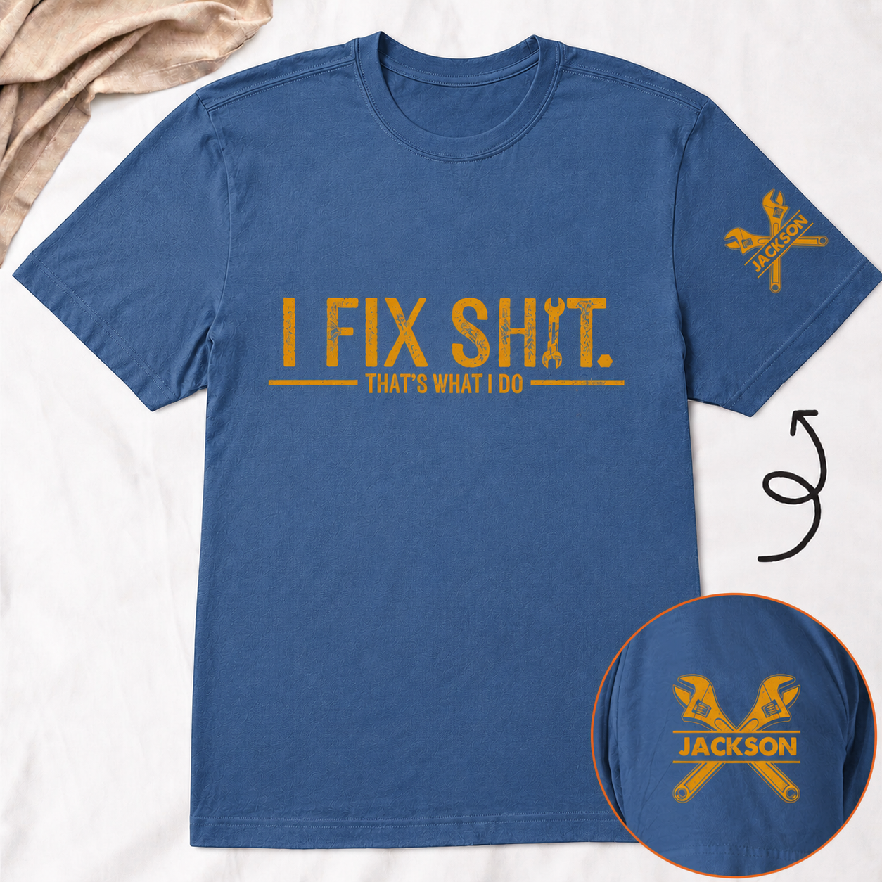 I Fix Sh!T That's What I Do - Funny Gifts For Men, Husband, Dad, Grandpa, Mechanic Handyman - Personalized Shirt