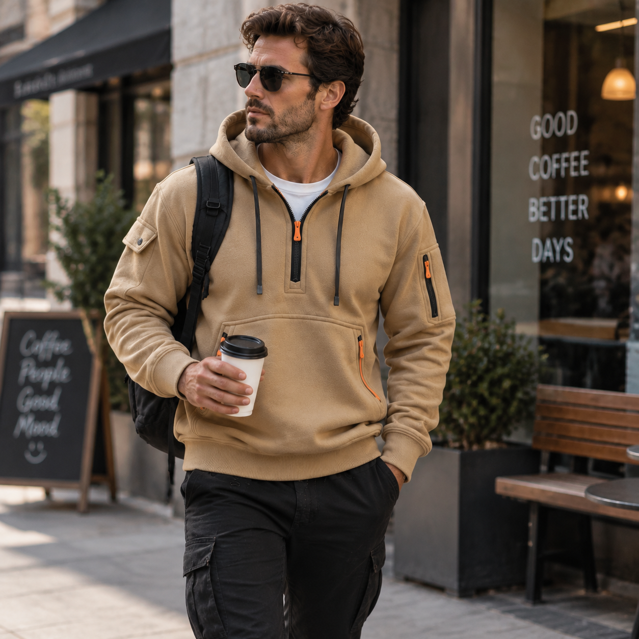 Classic Quarter-Zip Hoodie