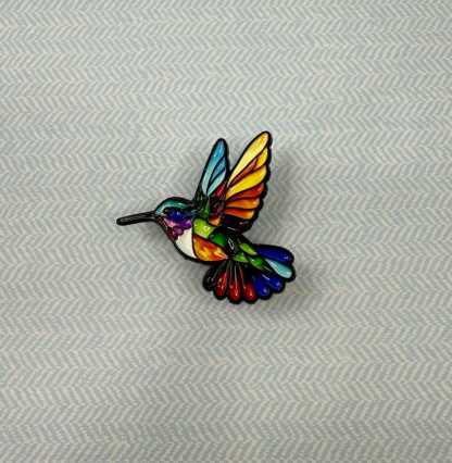 🎁Stained Glass Wildlife Enamel Pins