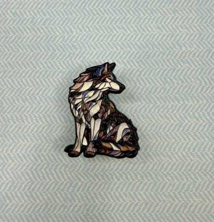 🎁Stained Glass Wildlife Enamel Pins