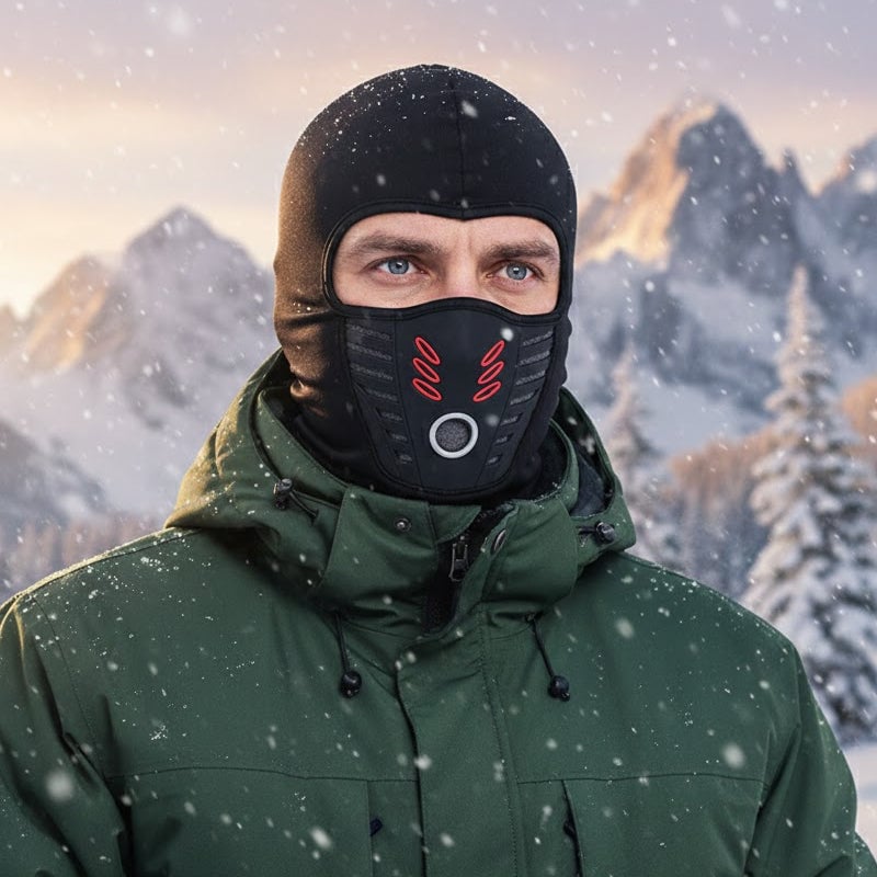 Winter Windproof Thermal Fleece Face Mask for Cycling & Outdoor Sports