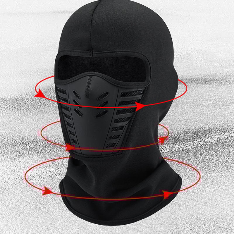 Winter Windproof Thermal Fleece Face Mask for Cycling & Outdoor Sports