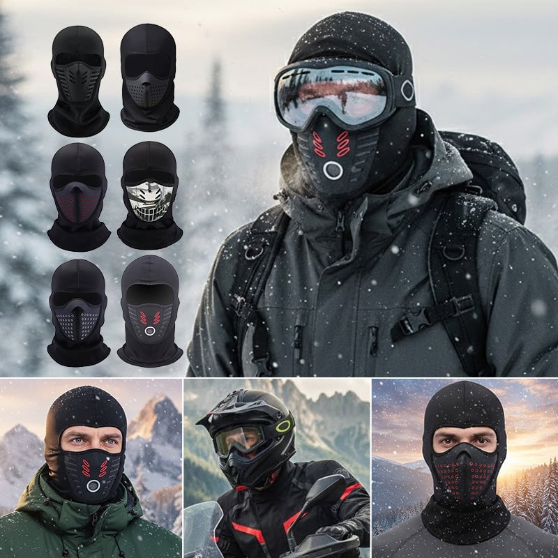 Winter Windproof Thermal Fleece Face Mask for Cycling & Outdoor Sports