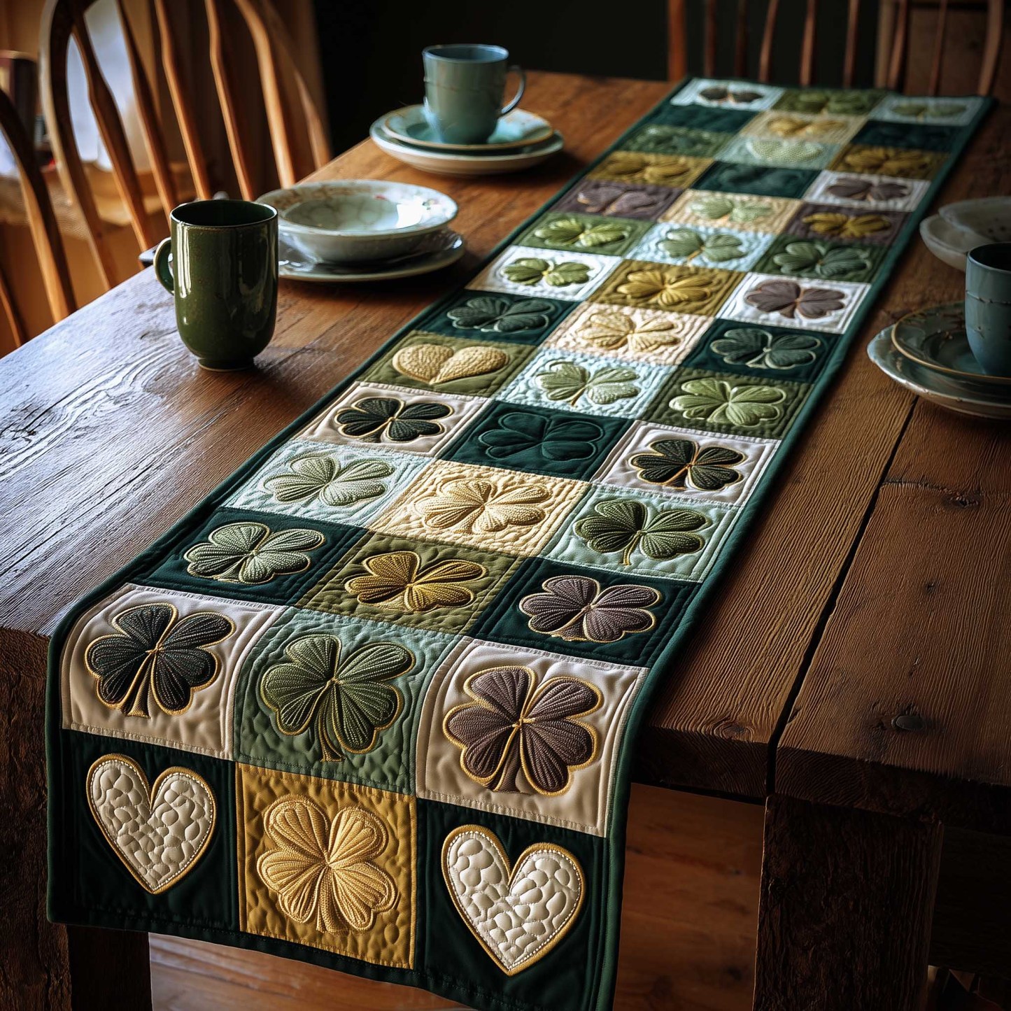 Irish Blessings Quilted Table Runner GFTOMA8747