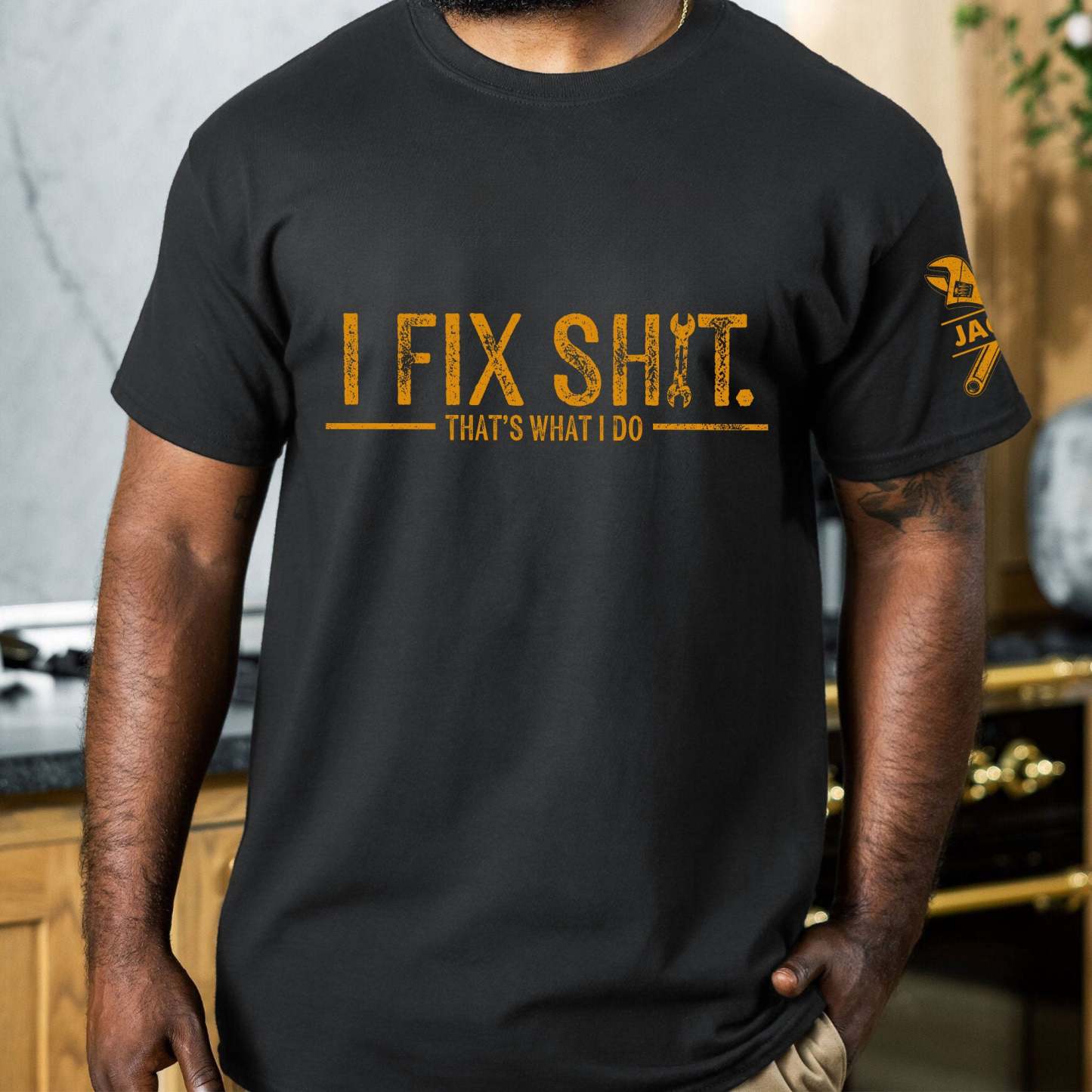 I Fix Sh!T That's What I Do - Funny Gifts For Men, Husband, Dad, Grandpa, Mechanic Handyman - Personalized Shirt