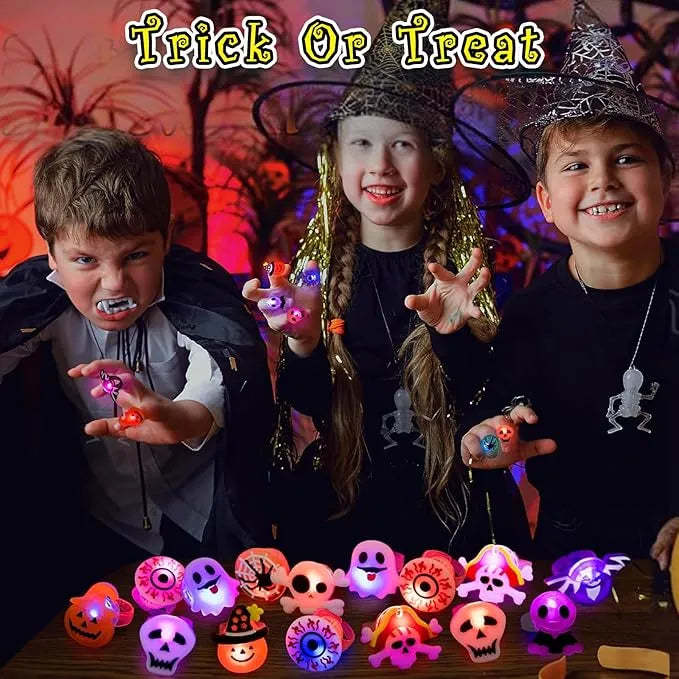 🎃 Halloween LED Light-Up Rings Set — 50 Pcs(🎁BUY 2 FREE SHIPPING)