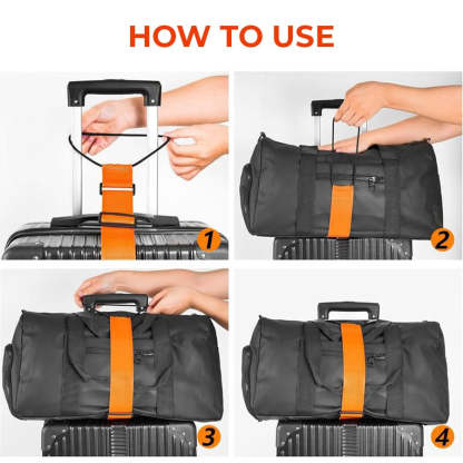 🔥Last Day 50% OFF🔥 Adjustable Luggage Strap Bungee for Suitcase Handle