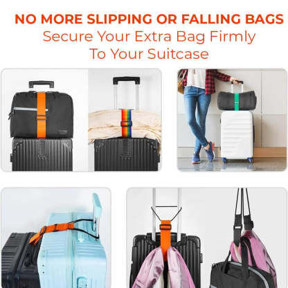 🔥Last Day 50% OFF🔥 Adjustable Luggage Strap Bungee for Suitcase Handle